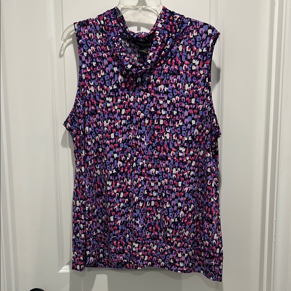 Susan Lawrence Woman Sleeveless Multicolor Top